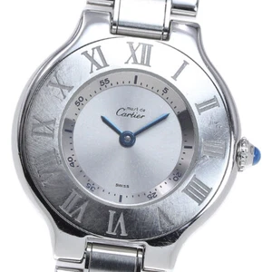 Reloj de cuarzo para dama CARTIER Must21 Vantian W10109T2 esfera plateada_843899 - Imagen 1 de 6