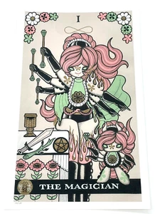 Junko Mizuno Tarot Collection The Magician Card Giclee Ltd Ed Print 22/100 Neu - Bild 1 von 4