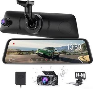 AUTO-VOX V5PRO OEM 9,35"" fotocamera specchietto retrovisore anteriore e posteriore doppia HD 1080P dash cam - Foto 1 di 7