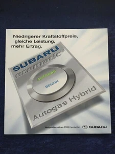 Subaru Autogas Hybrid Programm Prospekt 2005 Forester Outback Legacy und Taxi - Picture 1 of 5