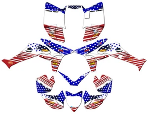 TRX 450R MERICA 2005 EE. UU. Senge kit de gráficos compatible con Honda - Imagen 1 de 7