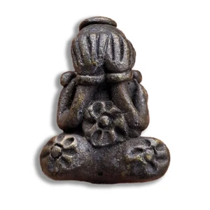 Powerful Thai Amulet Statue Phra Pidta Pid Ta Yantra Wealth Talisman Magic Holy - Picture 1 of 24