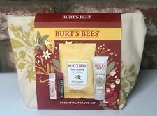 Burtâs Bees Essential Travel Kit - 2 Lip Balms/Facial Wipes /Cleansing Cream