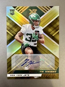 Panini XR Zonovan "Bam" Knight 2022 01/10 dorado radiocontrol automático SSP New York Jets novato - Imagen 1 de 2