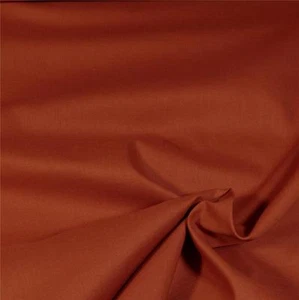 Mahogany Red Solid Quality Cotton Fabric, by Springs,  - Picture 1 of 3