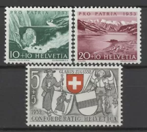 No: 65845 - SUIZA (1953) - PRO PATRIA - LOTE DE 3 SELLOS ANTIGUOS - ¡ESTAMPILLADA SIN MONTAR O NUNCA MONTADA!¡! - Imagen 1 de 1