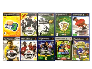 Sports Game Bundle PlayStation 2 Bulk Reseller Lot 10 Games PAL Various Sports - Picture 1 of 5