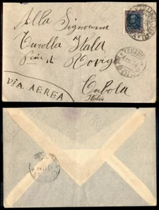 Colonie Eritrea - Adi Ugri 22.10.36 - 1,25 lire (201) aerogramma per Rovigo - Picture 1 of 1