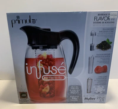 Primula Chill Core Pitcher 2.7 L Fruit/Tea Infuser Flavor-It Beverage System (4) - Image 1 of 4