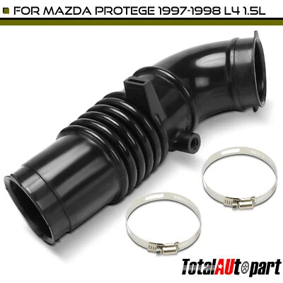 New Engine Air Intake Hose with Hose Clamps for Mazda Protege 1997 1998 L4 1.5L - Image 1 of 4