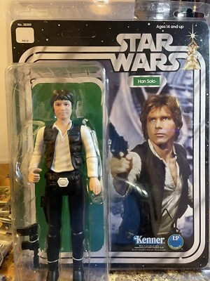 Figura BAS firmada por Harrison Ford Han Solo Star Wars Kenner JUMBO Gentle Giant '77 Foto 1 de 4