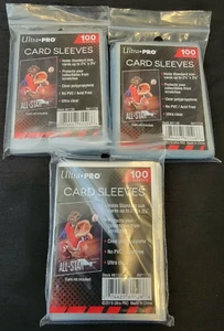 300 Ultra Pro Ultrapro Brand Standard Card Sleeves 3 Packungen Packungen Ultra Clear - Bild 1 von 2