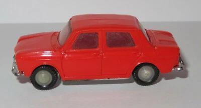 a old Made in France 1962 MICRO NOREV HO 1/87 SIMCA 1000 1961/1968 ORANGE #519 - Photo 1/4