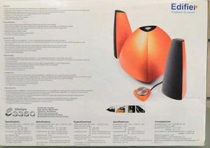 SPEAKER CASSE AUDIO MULTIMEDIALE EDIFIER E3350 2.1 NUOVO - Foto 1 di 1