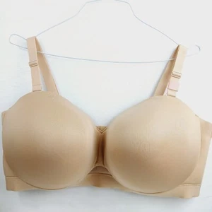 Lane Bryant Cacique Comfort Bliss trägerloser Bügel BH beige hellbraun 44G - Bild 1 von 14