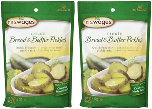 Mrs. Wages Create Bread 'n Butter Pickles Mix, 5.3 oz, 2 pk - Picture 1 of 2