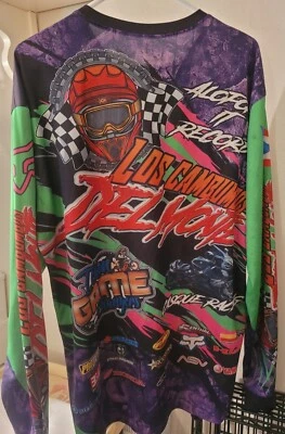 Camiseta deportiva de carreras WMS ATV MX, motocross, BMX, MTB manga larga para hombre XL - rara Foto 1 de 4