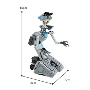 369 PCS MOC Johnny 5 Robots Building Blocks Short Circuit 2 Robot Model Bricks - Picture 1 of 6