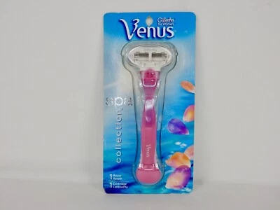 GILLETTE VENUS COLECCIÓN SPA PARA MUJER MANGO DE AFEITAR Y 1 CARTUCHO *ROSA* Foto 1 de 2