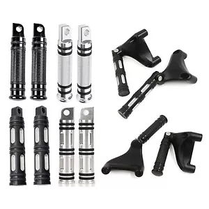 For Harley sportster XL883 XL1200 04-13 Passenger Rear Foot Pegs Footpegs - Foto 1 di 22