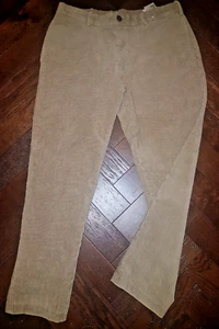 Uniqlo Tan Camel Corduroy Trousers Pants Size M Waist 30 - 33 inch Ex. Condition - Picture 1 of 11