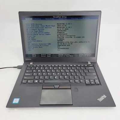 Lenovo ThinkPad T460 Core i5-6200U 2,3 GHz 4 GB de RAM sin disco duro 14" ***Arranque a la Bios Foto 1 de 4