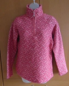 Craghoppers Talladale Women's 1/2 Zip Pullover Fleece Jumper Coral UK 8 - Picture 1 of 16