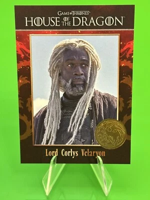 💥2024 House of the Dragon #41 Lord Corlys Velaryon Stamped Gold Parallel!!💥 - Image 1 of 4
