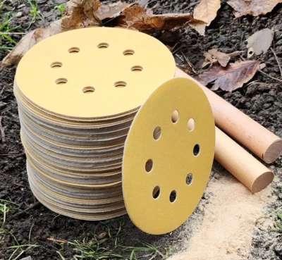 20x Schleifscheiben 125mm klett Exenterschleifer Winkelschleifer Schleifteller - Bild 1 von 4