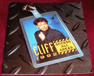 CLIFF RICHARD ZUGANG ZU ALLEN BEREICHEN TOURPROGRAMM 1992 BOOKLET EX - Bild 1 von 1