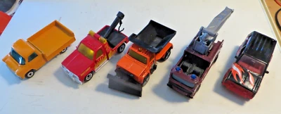 Matchbox Lesney 5 x Trucks / Einsatzfahrzeuge der 80er - Bild 1 von 2