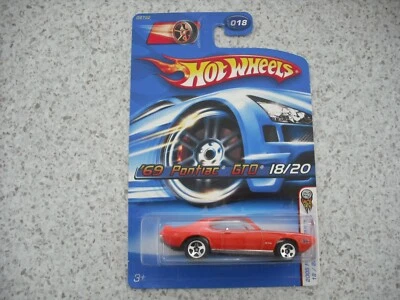 2005 HOT WHEELS DIE CAST HW FIRST EDITIONS 1969 PONTIAC GTO CAR 18 - Image 1 of 2