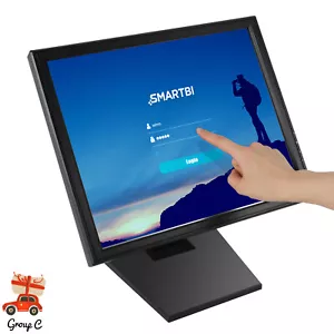 17 Zoll LCD Touchscreen Monitor POS Kassenmonitor System USB VGA Touch Screen - Bild 1 von 16