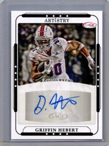 2023 SAGE Artistry #ART-GH2 Griffin Hebert Autographs - Picture 1 of 2