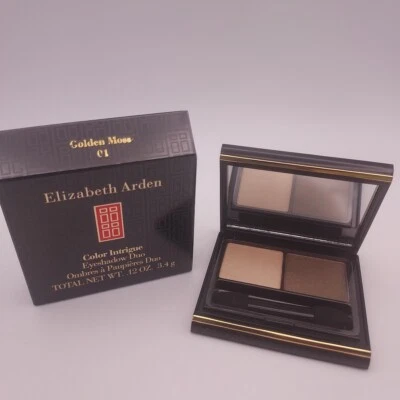 Elizabeth Arden Color Intrigue Eyeshadow Duo GOLDEN MOSS 01  - Image 1 of 4