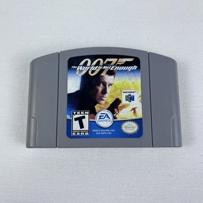 007 The World Is Not Enough Nintendo 64 Tested / Working Authentic Cart N64 Game - Image 1 of 4
