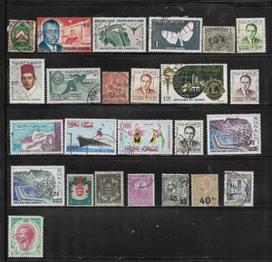63 Used French Colonies Stamps - Picture 1 of 3
