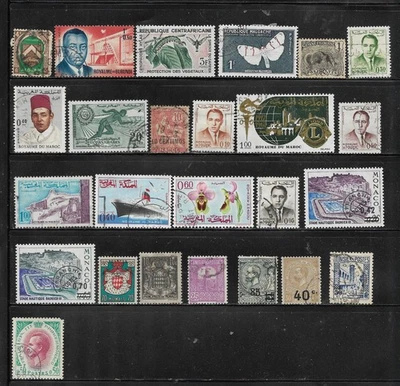 63 Used French Colonies Stamps - Image 1 of 3