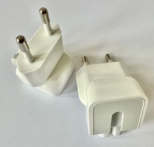 2x Apple Duckhead Adapter – Eurostecker für Apple Netzteile – gebraucht, ohne OV - Bild 1 von 3