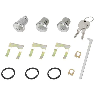 Комплект цилиндров дверного замка с 2 ключами для Buick для Chevy для Pontiac - Изображение 1 из 4