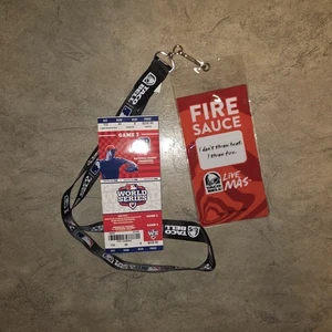 2012 Detroit Tigers World Series Game 3 Ticket With Taco Bell Layered - Picture 1 of 7