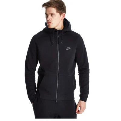 Sudadera con capucha Nike Tech Fleece AW77 negra talla mediana 559592 Foto 1 de 4