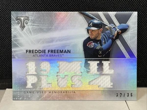 Freddie Freeman 2015 Topps Triple Threads Jersey Relic #/35 19 Mil Plus 4 - Picture 1 of 2