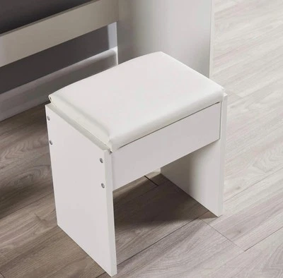 Modern Dressing Stool : Cushioned Make Up Seat : Piano Stool  - Image 1 of 3