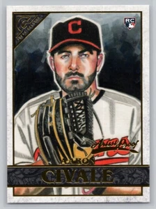 Topps Gallery #56 2020 Aaron Civale pruebas de artista Cleveland Indians RC - Imagen 1 de 2