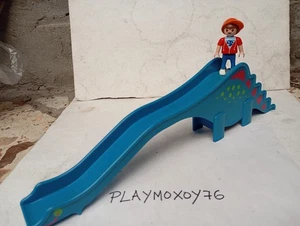 PLAYMOBIL. TIENDA PLAYMOXOY76. NIÑO EN TOBOGAN DINOSAURIO PARQUE. - Imagen 1 de 7