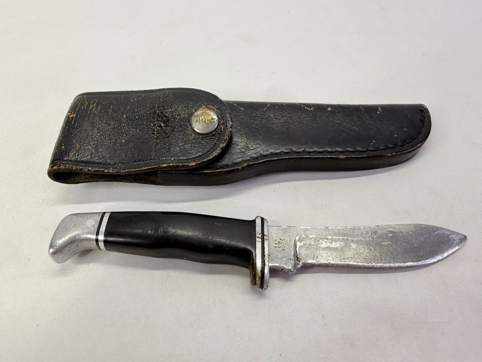 Vintage Buck Skinning Knife #103 1972'-1986' with Original Sheath *needs Work - Image 1 of 4