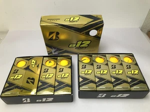 2 docenas de pelotas de golf blandas Bridgestone E12 amarillas nuevas 2024 - Imagen 1 de 1