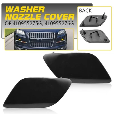 Tapas de cubierta de boquilla de pulverización de arandela de faros delanteros para Audi Q7 2010-15 diestro+derecho Foto 1 de 4