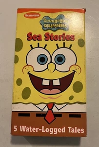 Nickelodeon SpongeBob SquarePants Sea Stories VHS Tape Tested - Imagen 1 de 5